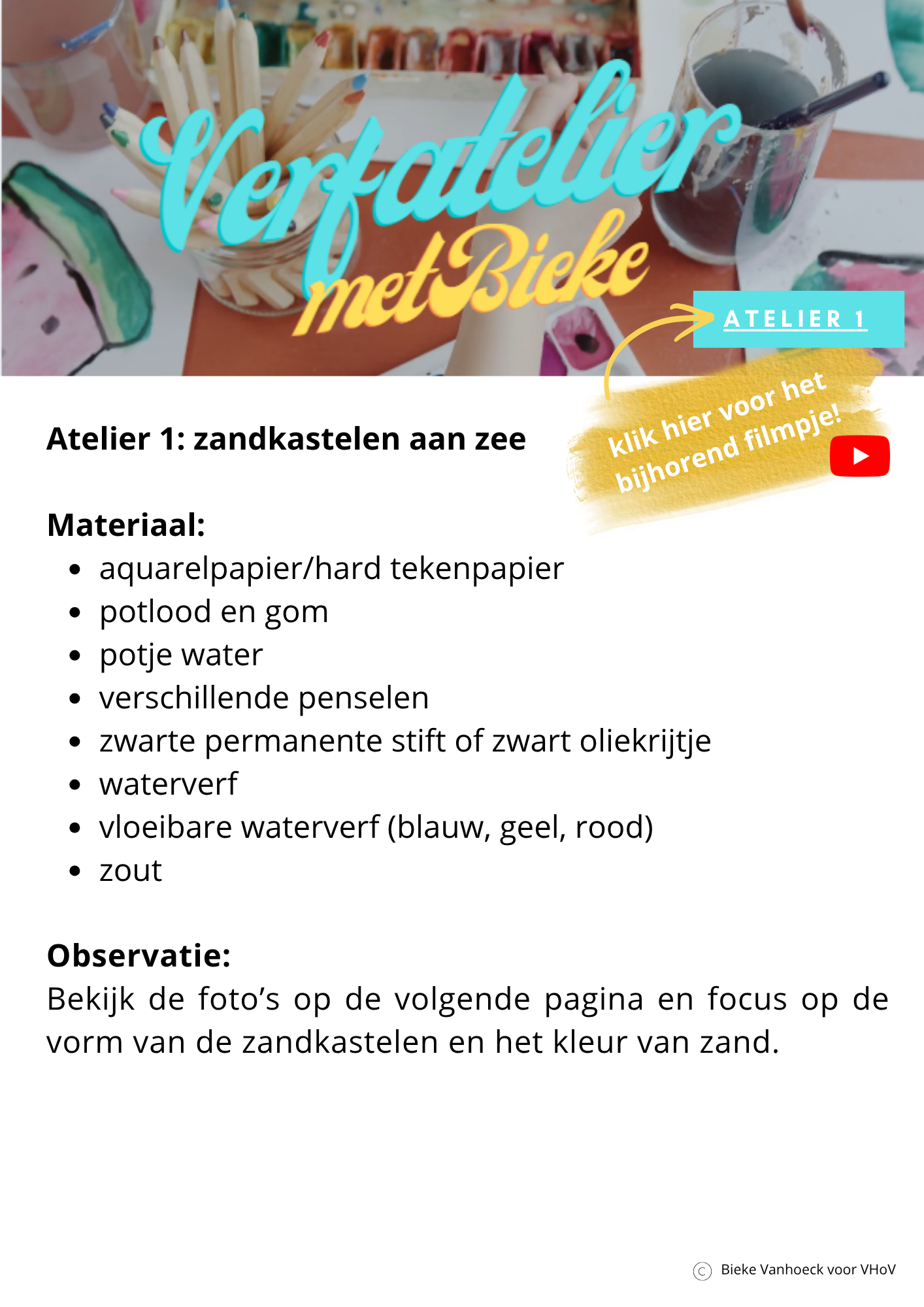 Download 'Verfatelier 1: zandkastelen aan zee' - Afbeelding 3
