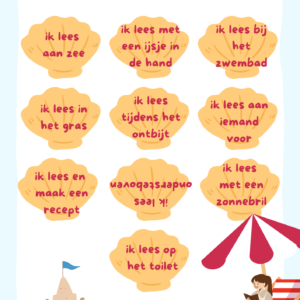 Download 'leesbingo en logboek' zomerse boekenclub 2026